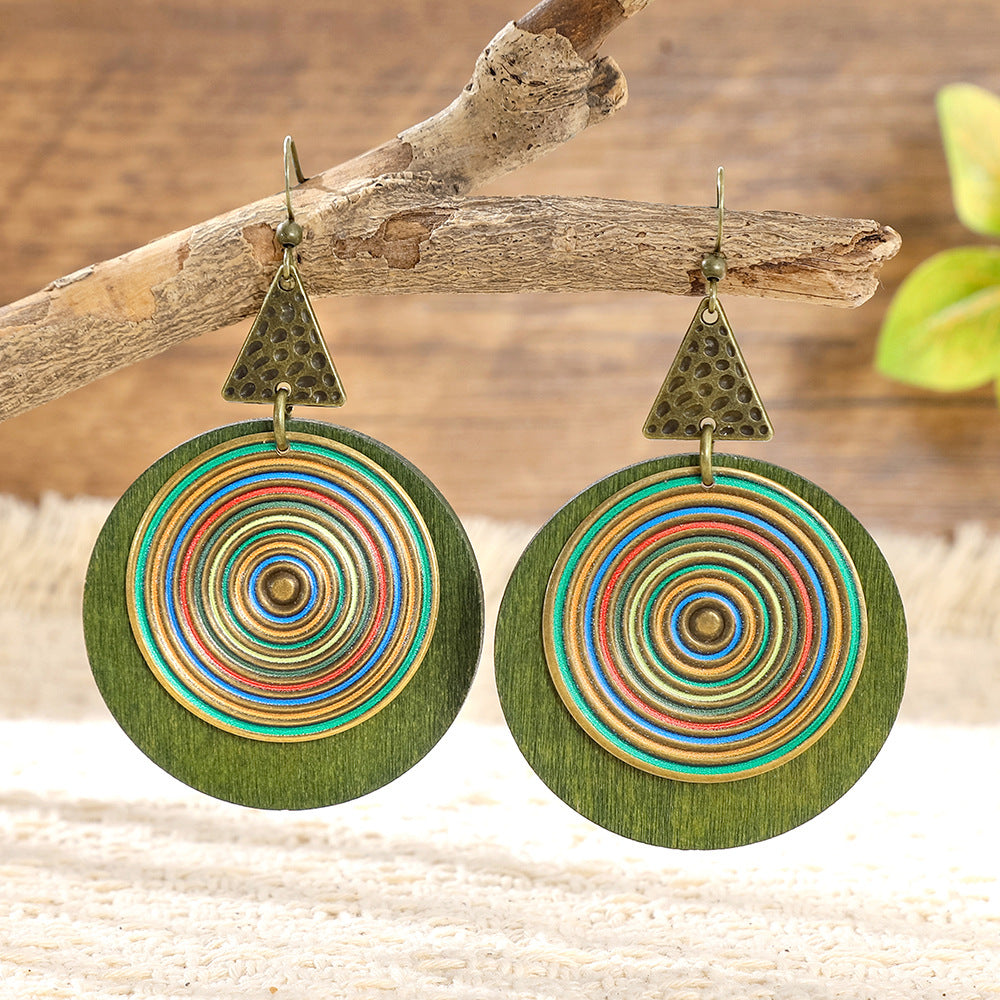 Wholesale Amazon' s Popular European and American Exaggerated Big-Name Earrings,  Versatile Earrings,  Fashionable and Trendyy Personalized Earrings