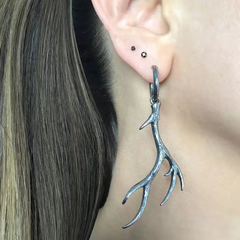Wholesale  Gothic  Antler Ear Ring  Retro  Earrings