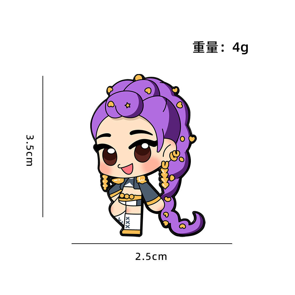 Wholesale K-POP  Cartoon Metal Brooch