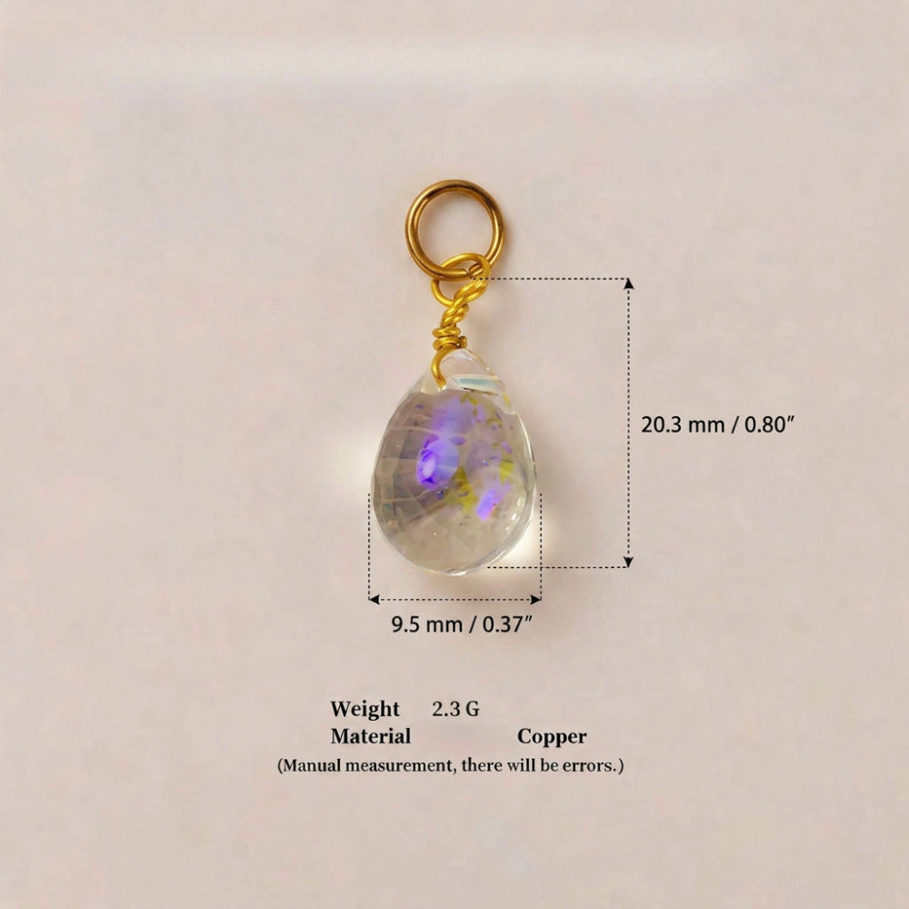 Wholesale Fashion Plant Pendant Stainless Steel Gold Plated Irregular DIY Accessory Bag Charm Everyday Wear Or Boutique Resale