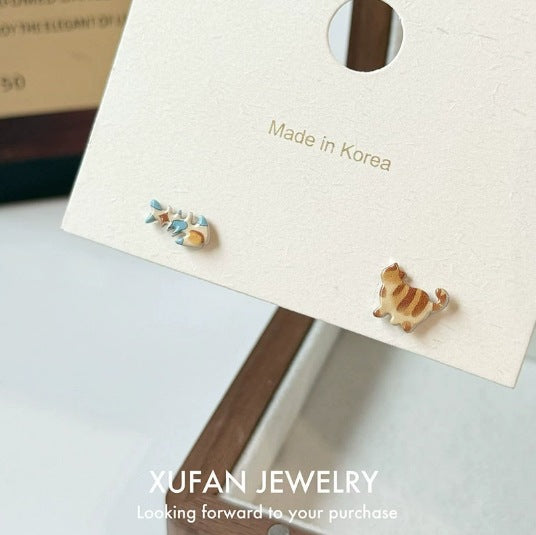 Wholesale Electroplated Alloy Cute Animal Earrings - Fashion Jewelry Accessory for Gift or Resale