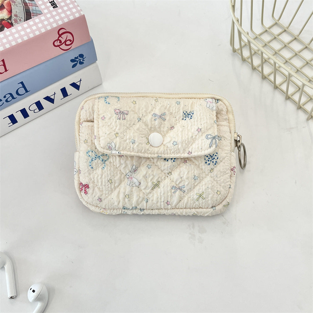 Wholesale Cute Anime Cartoon Multifunctional Card Wallet Cosmetic Bag Trendy Polyester Women S Storage Pouch For Home And Boutique Resale