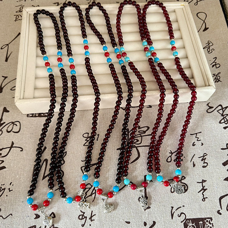 Wholesale Glass Lapis Lazuli Multi-Layer Bracelet,  Bohemian Style Everyday Wear Fashion Accessory for Women Gift