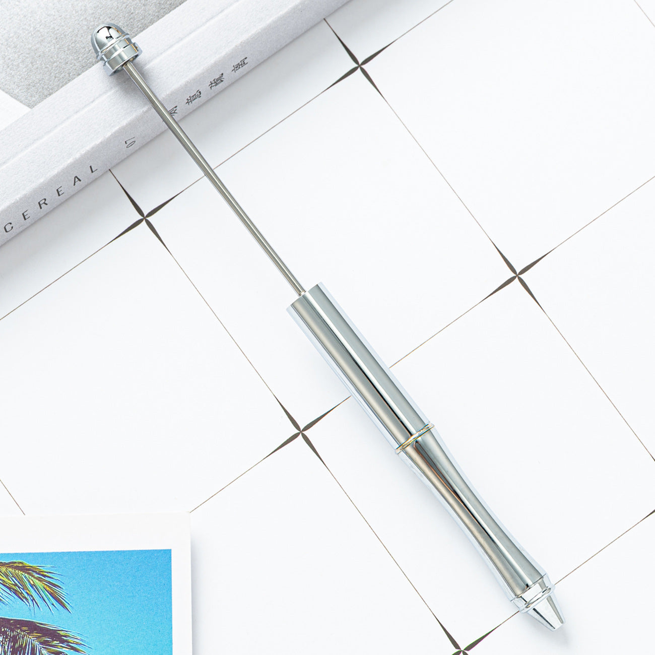 Wholesale Beadable Pens Metal Gradient Color DIY Bead Pens ACC-PN-HuaH052