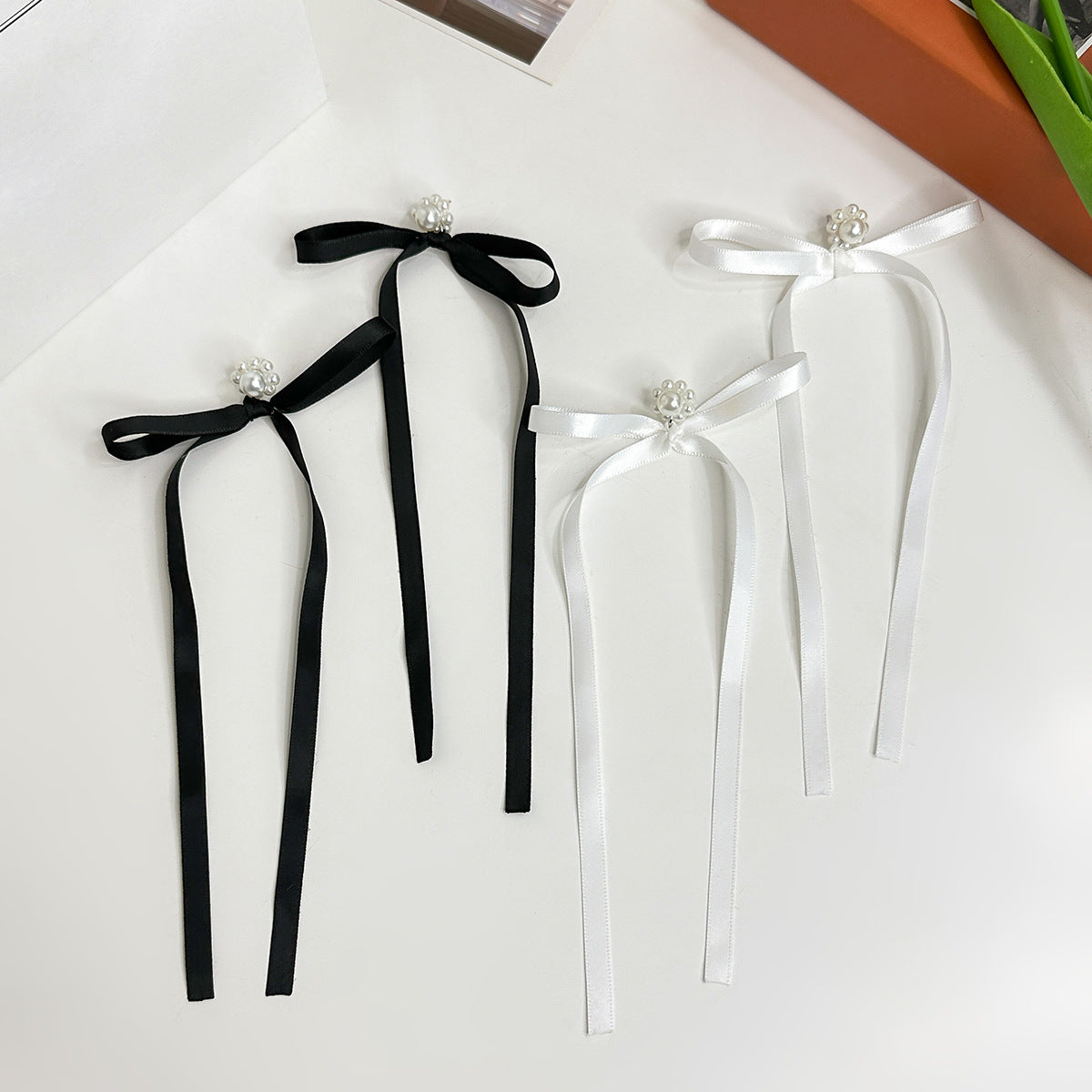 Wholesale Tassel Earrings Bow Ribbon Crystal Flowers Crystal Earrings ACC-ES-KunJuan002