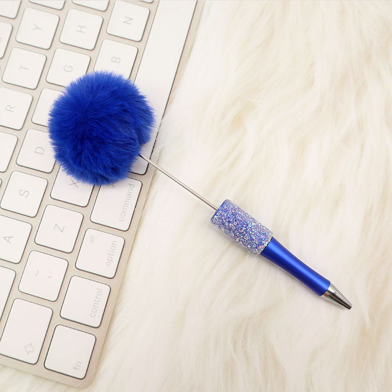 Wholesale Beadable Pens Sugar Gypsophila Hair Ball DIY Beaded Pen ACC-PN-CY004