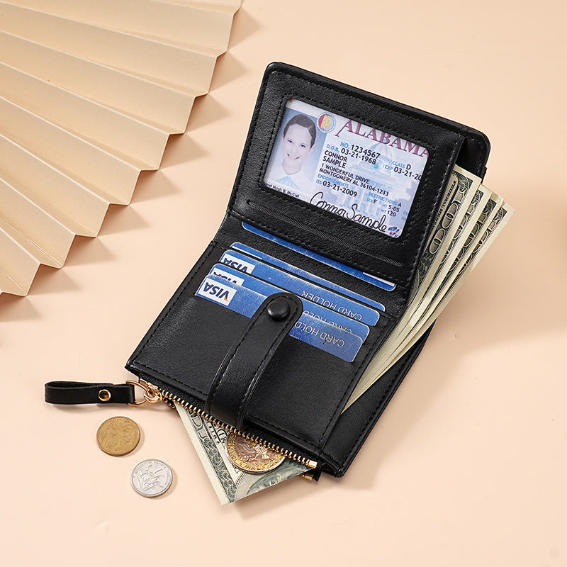 Wholesale Trendy Women' s PU Leather Crocodile Pattern Short Wallet Multi-Card Slot Everyday Fashion Accessory Gift