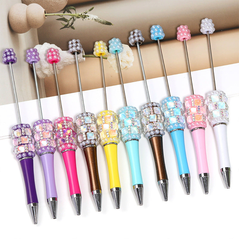 Wholesale 5pcs/ set Creative DIY Beaded Pen with High-Quality Craftsmanship