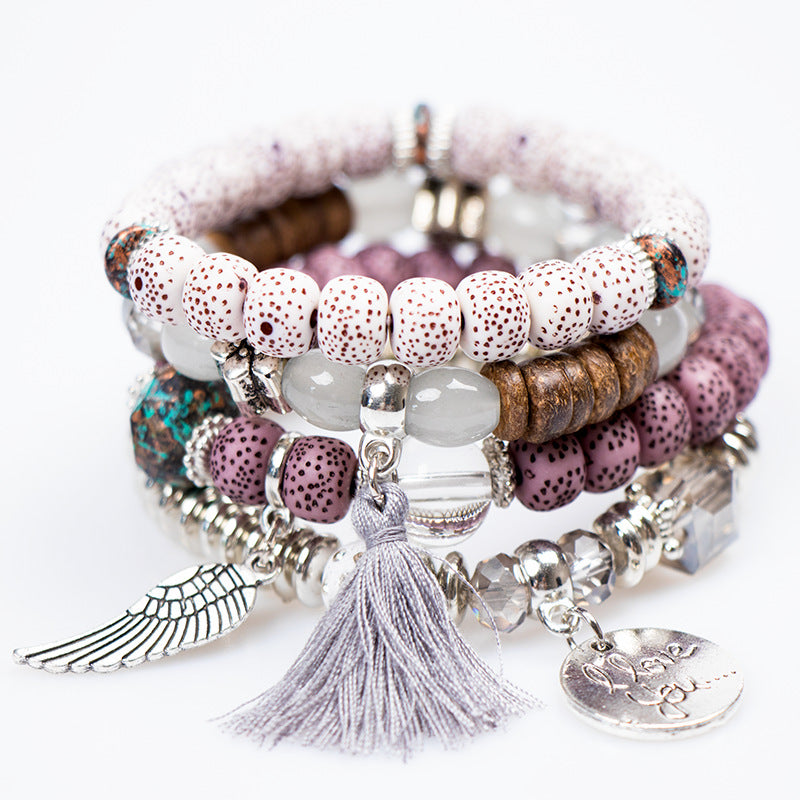 Wholesale Bohemian Layered Bracelets ACC-BT-NaiHong007