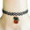 Wholesale 2pcs Halloween Black Lace Clavicle Chain Moon Black Cat Witch Ghost Cute Necklace