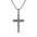 Wholesale Punk Style Diablo Skull Cross Pendant Men's Titanium Steel Hip-Hop Necklace