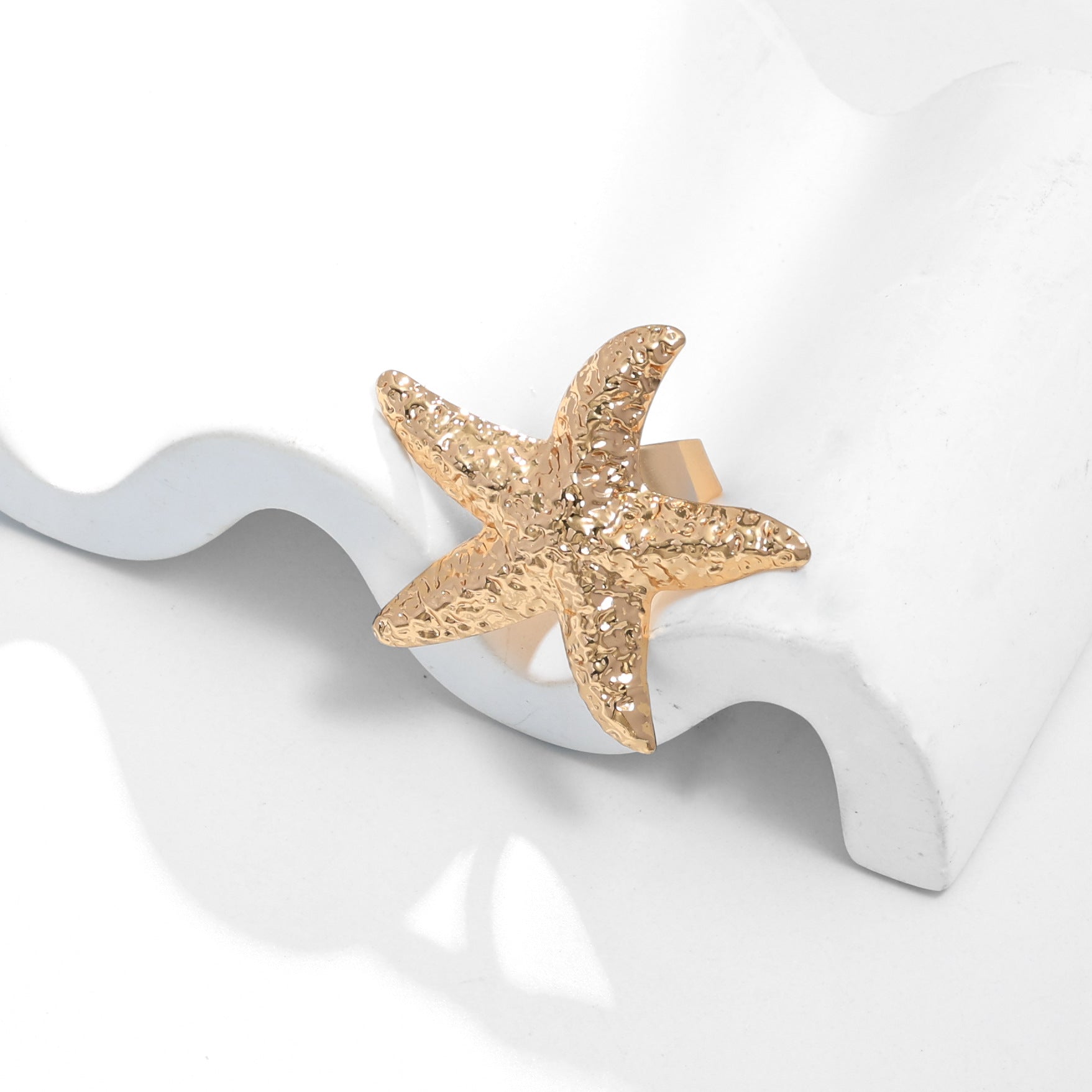 Wholesale Starfish Alloy Ring Beach Style Earrings Necklace Bracelet