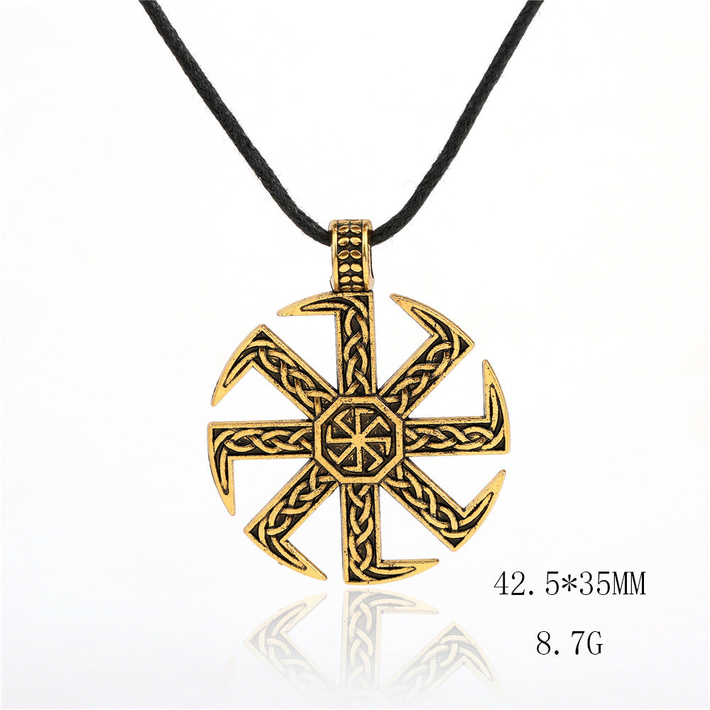 Wholesale Men's Slavic Pendant Alloy Necklace ACC-NE-GeXiang009