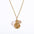 Wholesale  Micro Set Zircon Twelve Constellation Rune New Moon Moon Opal Pendant Necklace