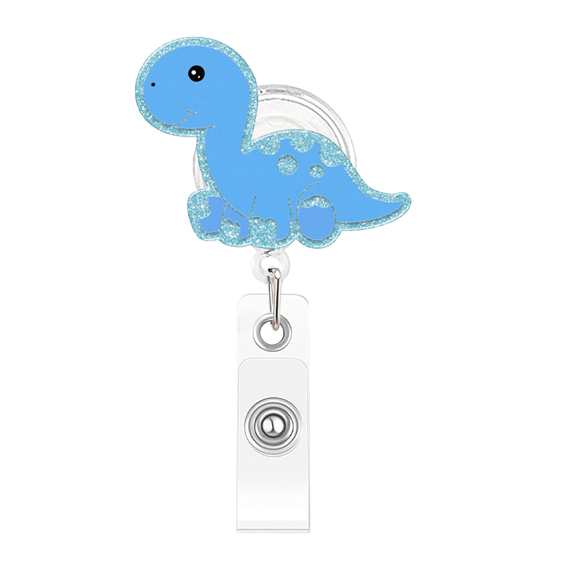 Wholesale Plastic Cartoon Animal Retractable Badge Holder Fun ID Card Holder Easy-Pull Buckle Fashion Accessory for Resale