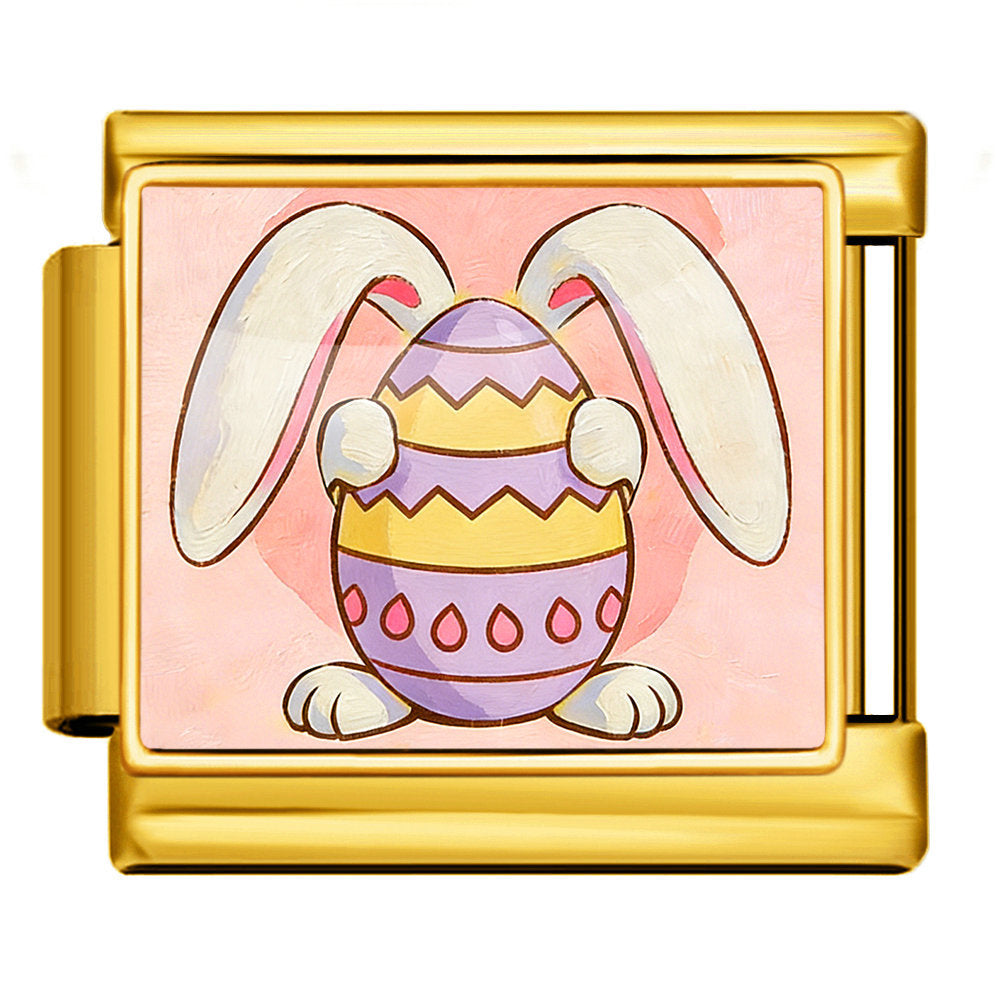 Wholesale Easter Egg Design Stainless Steel Bracelet,  Fashion Accessory for Boutique Resale