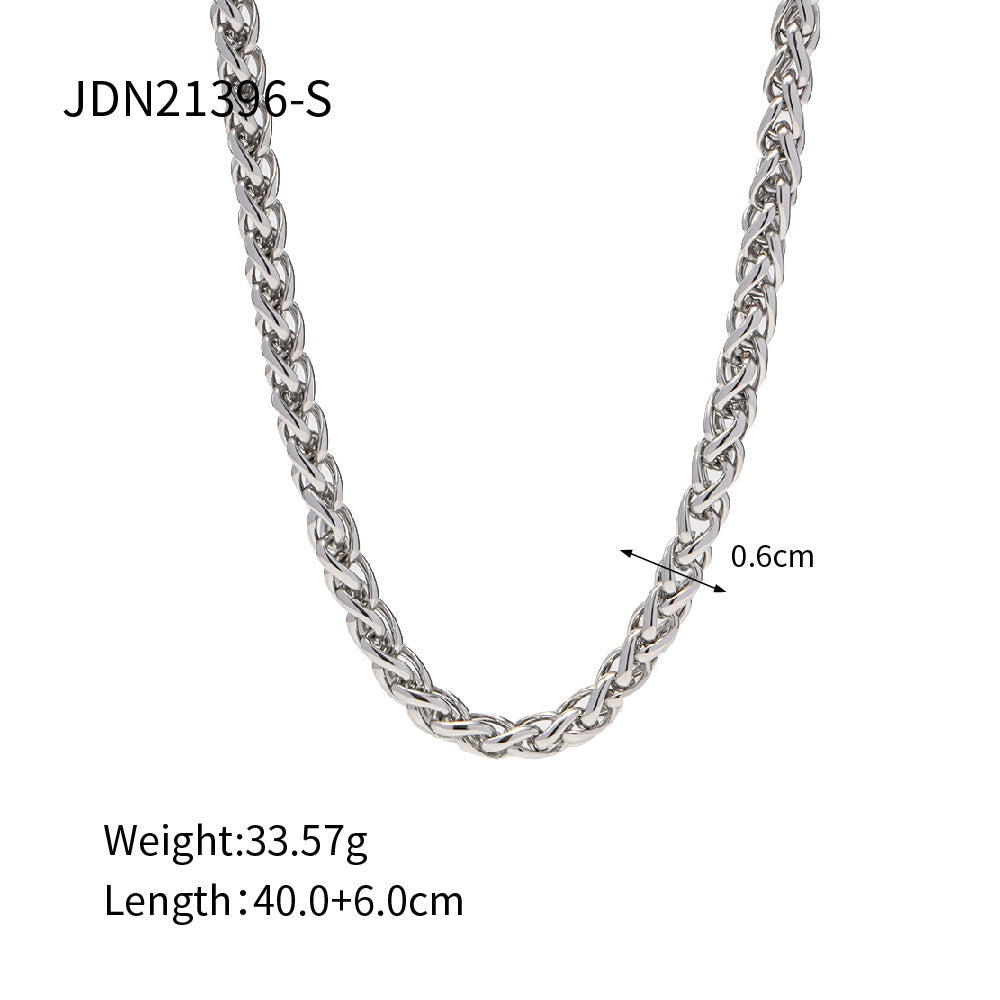 Wholesale 18K Gold Plated Stainless Steel Bracelet Necklaces ACC-BT-JD008