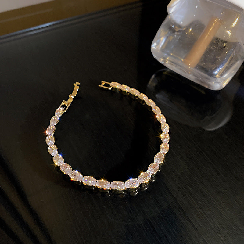 Wholesale Alloy and zircon bracelet