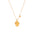 Wholesale  Oval Pleated Irregular Ball Pendant Stainless Steel Necklace