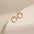 Wholesale s925 silver needle simple small circle full diamond mini earrings