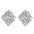 Wholesale Titanium steel pleated geometric  irregular round square lovely earrings