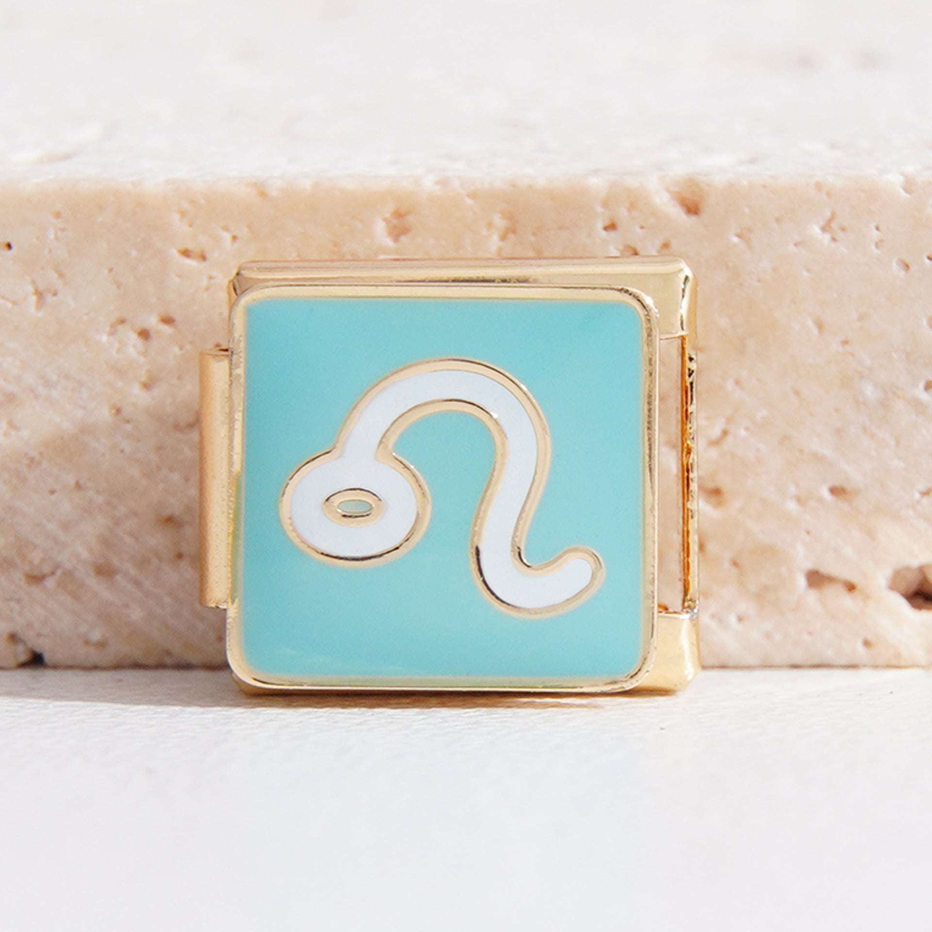 Wholesale Italian Charm Bracelet 9mm DIY Splicing Zodiac Series Stainless Steel Composable Bracelet