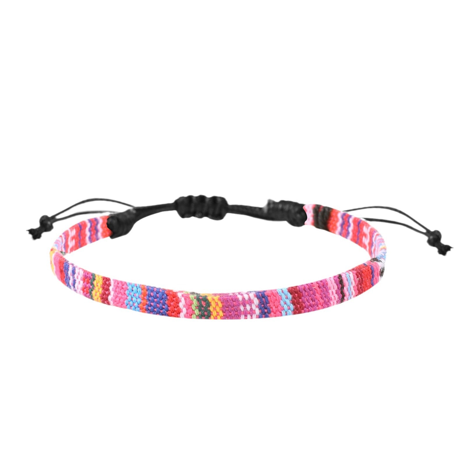 Wholesale Colorful Bohemian Hand Woven Adjustable Bracelet Anklet ACC-BT-MY001