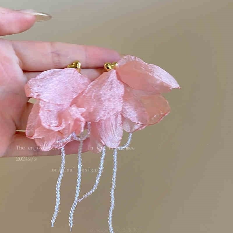 Wholesale Color Flower Earrings