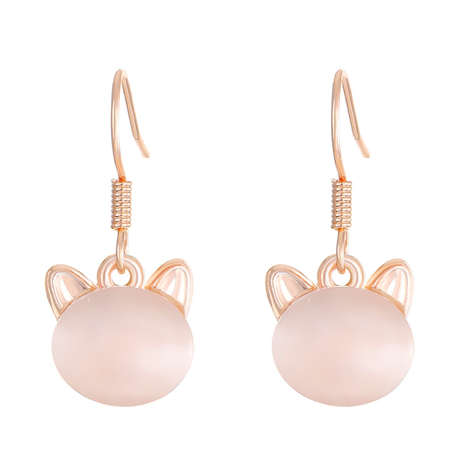 Wholesale  Cat's Eye Stone Cat Earrings Necklace Bracelet suit