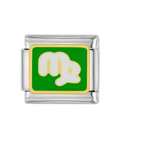 Wholesale Italian Charm Bracelet 9mm DIY Splicing Removable Simple Zodiac Stainless Steel Composable Bracelet