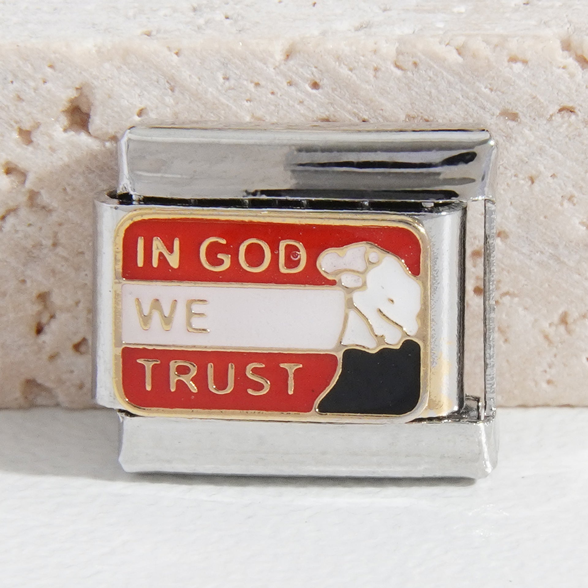 Wholesale Italian Charm Bracelet 9mm DIY Splicing Billiard Series Stainless Steel Composable Bracelet