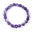 Wholesale Natural Crystal Bracelet 8mm Amethyst Flower Elastic Rope Bracelet