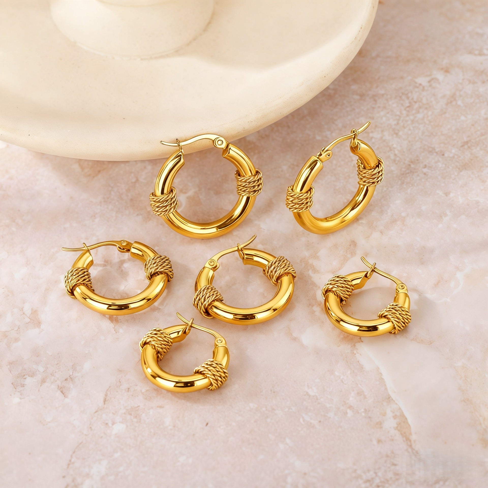 Wholesale anti-allergic non-fading earrings