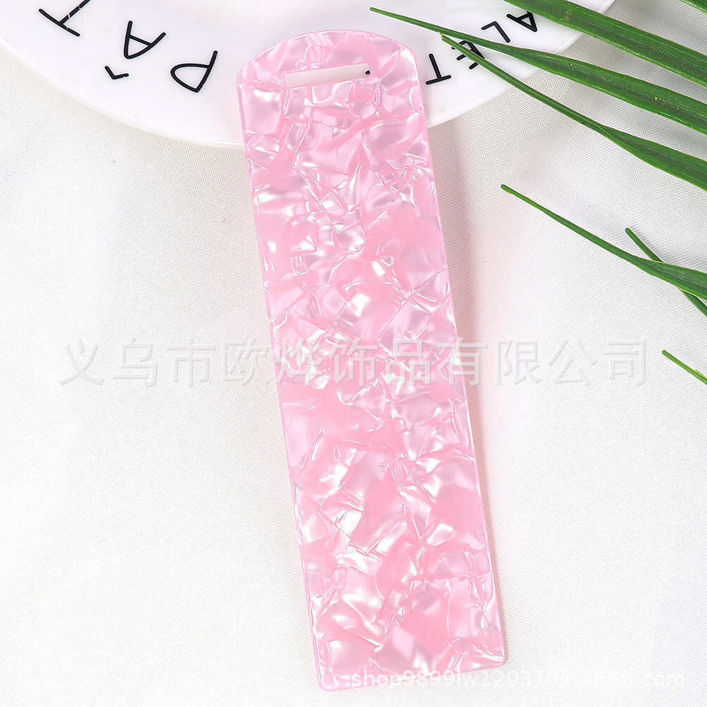 Wholesale 10PCS DIY Textured Acrylic Bookmarks