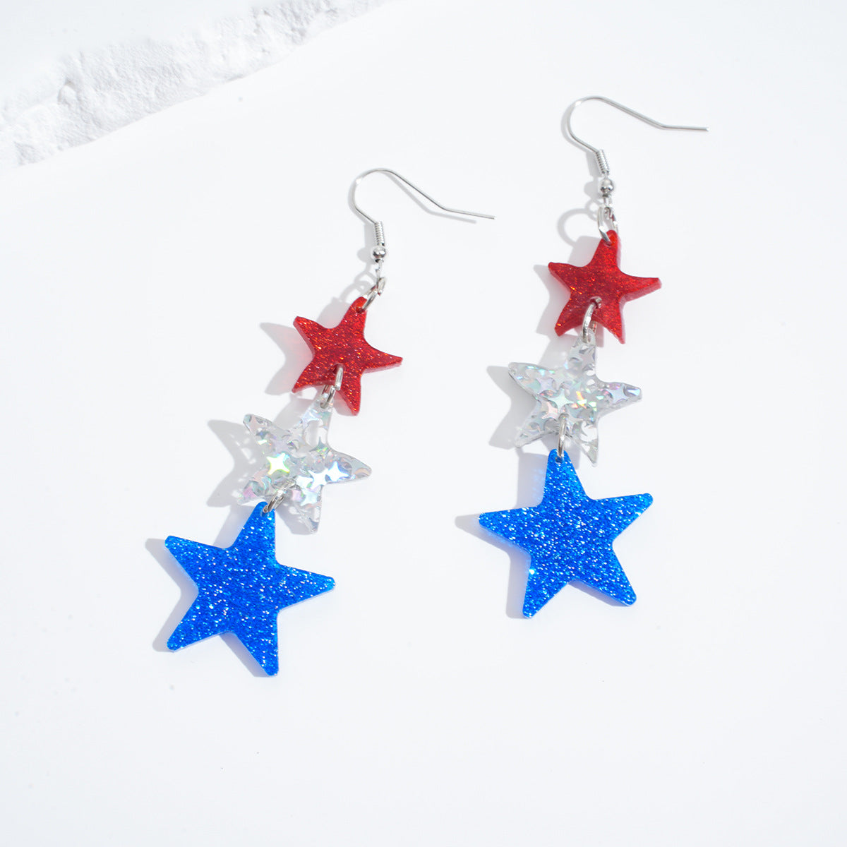 Wholesale American National Day jewelry American Independence Day series earrings