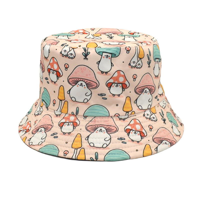Wholesale Mushroom Bucket Hat Double-sided Sun Protection Hat ACC-HT-AoZheng001