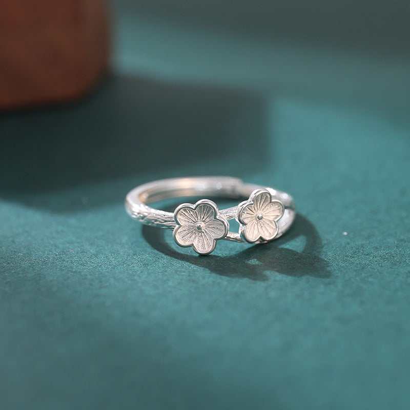 Wholesale S925 Sterling Silver Floret Ring