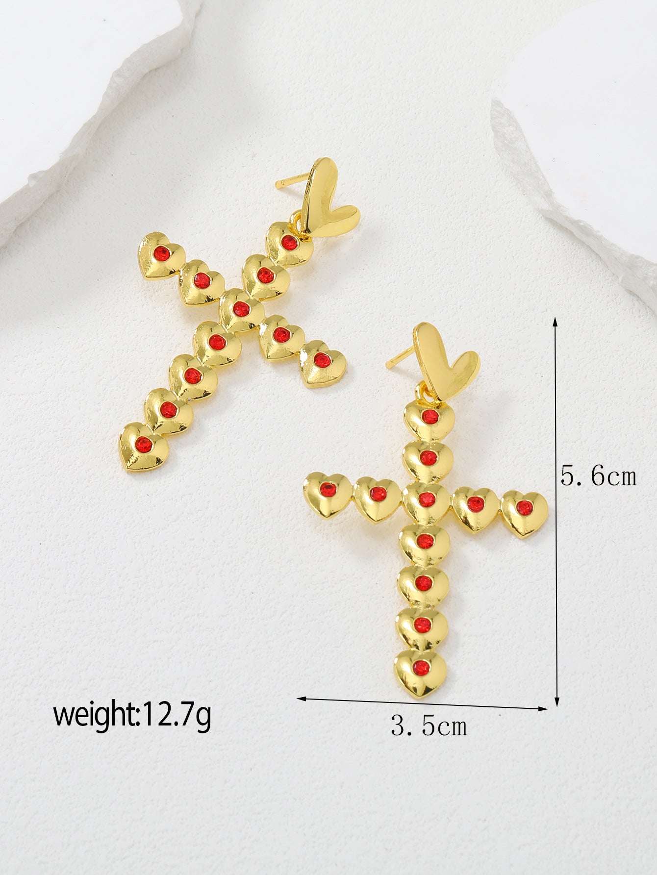 Wholesale Gemstone Series Geometric Square Drop Crystal Earrings ACC-ES-Qunq002