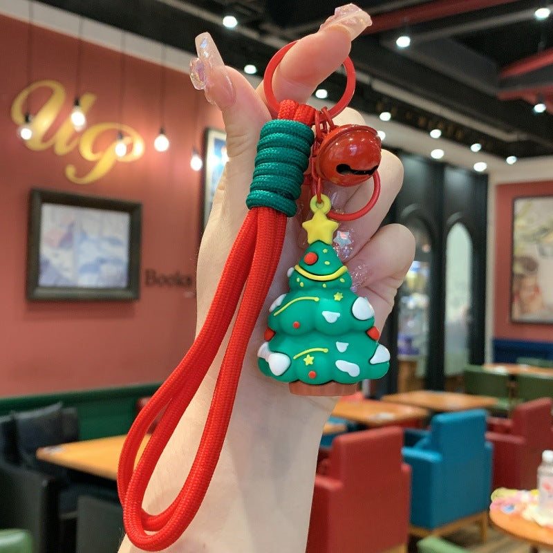 Wholesale Christmas  creative children' s bag keychain cartoon doll gift keychain