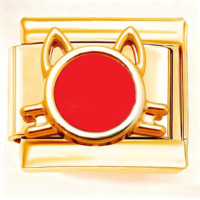 Bracciale scintillante lucido monocolore fai da te modulare italiano all'ingrosso