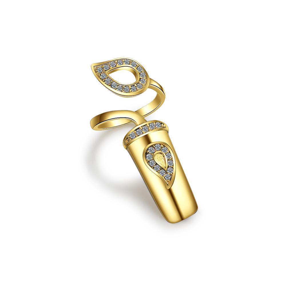 Wholesale creative open knuckle ring nail ring