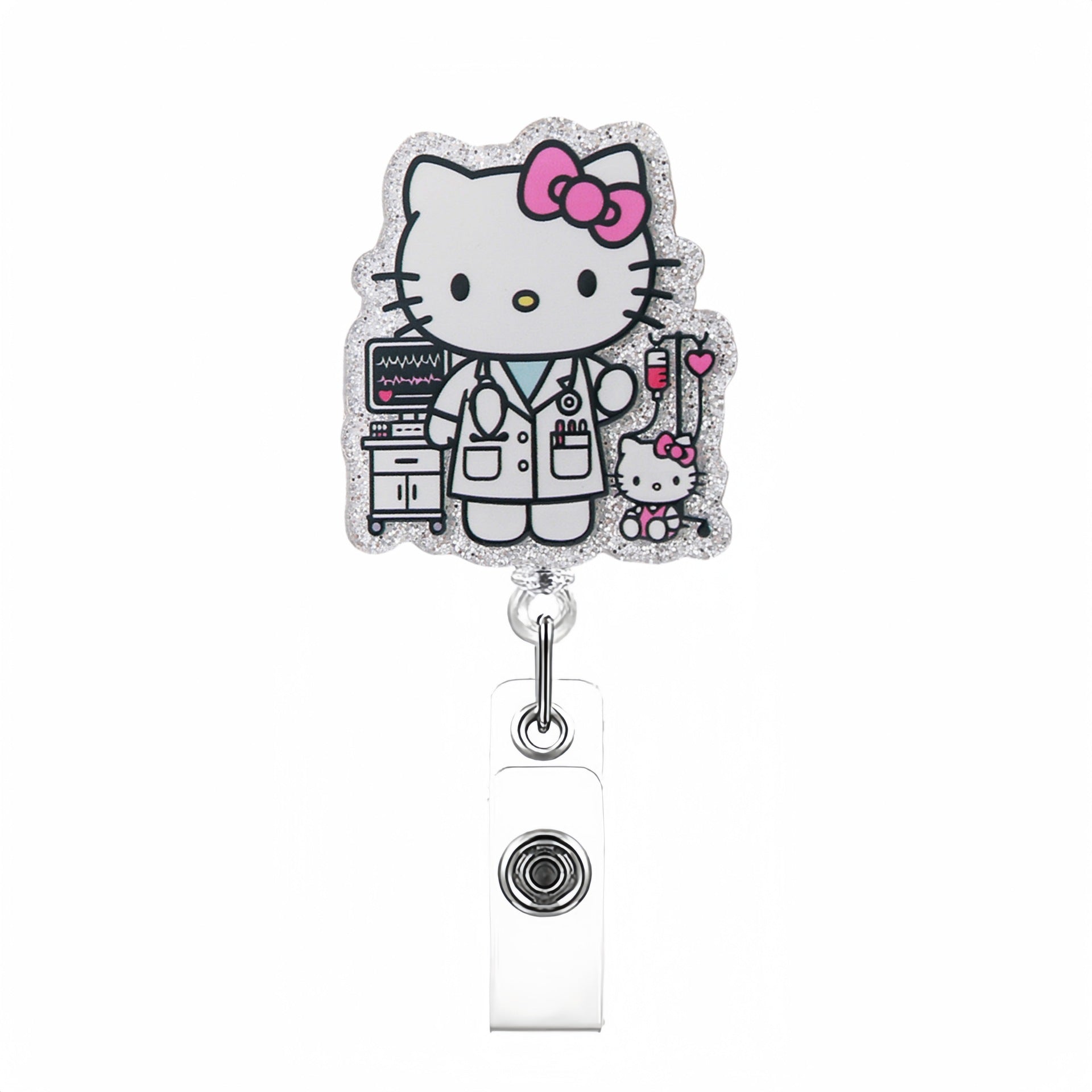 Wholesale Cute Cartoon Cat Badge Reels Keychains ACCVIP