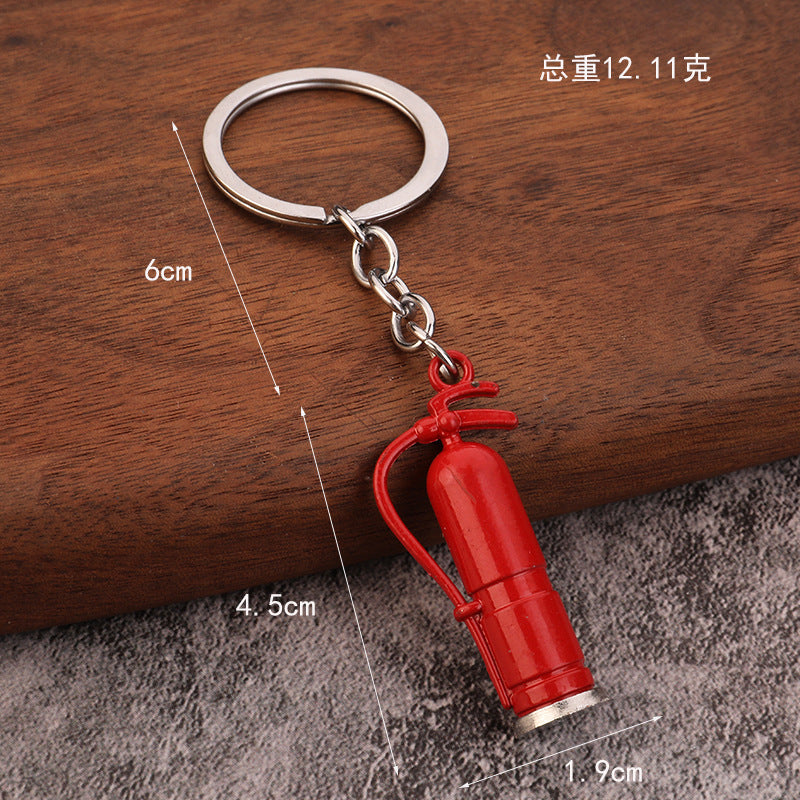 Wholesale Alloy Mini Fire Extinguisher Keychain