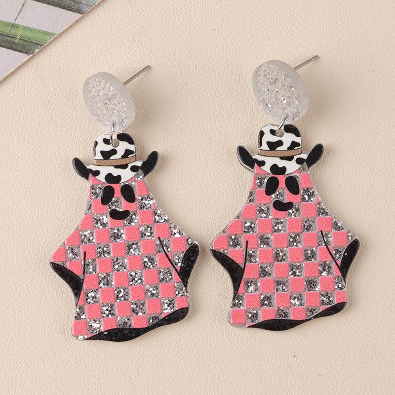 Wholesale Halloween Series Acrylic Earrings