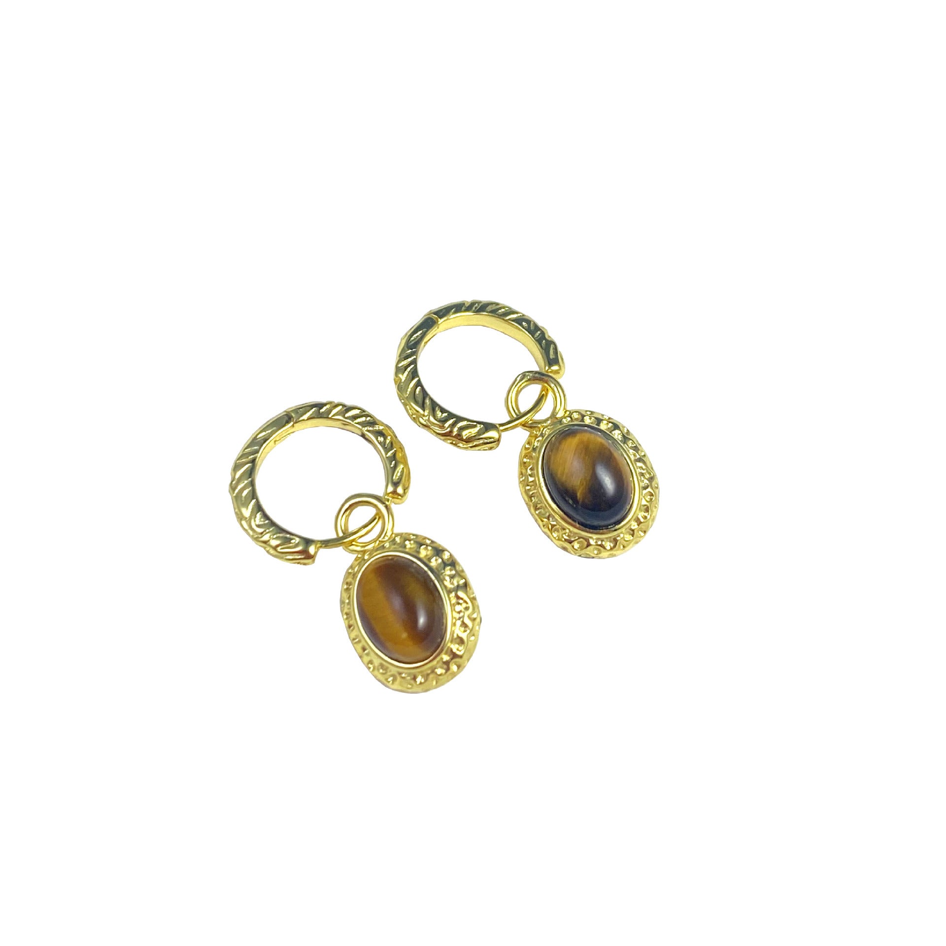 Wholesale s925 sterling silver earrings tiger eye earrings