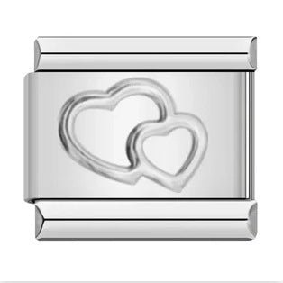 Wholesale Italian Charm Bracelet 9mm DIY Splicing Removable Gold and Silver Stainless Steel Composable Bracelet