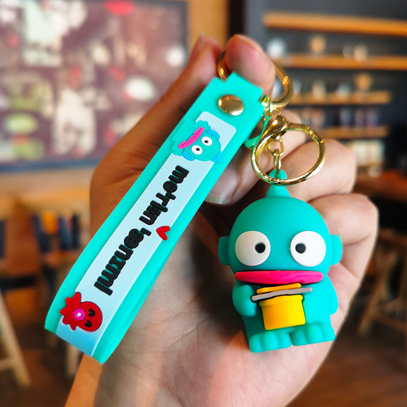 Wholesale Cartoon Cute Silicone Keychains ACCVIP-KC-FanChe003