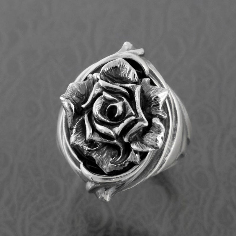 Wholesale Men' s Hip Hop Dark Open Ring Fashion Jewelry Accessory