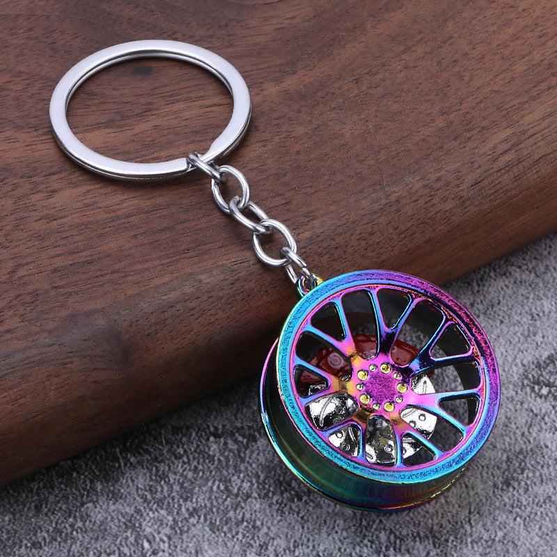 Wholesale  car brake disc wheel hub modification keychain