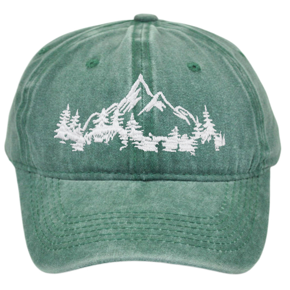 Wholesale Embroidered Mountain Forest Baseball Cap Peaked Cap ACC-HT-PeiNi002